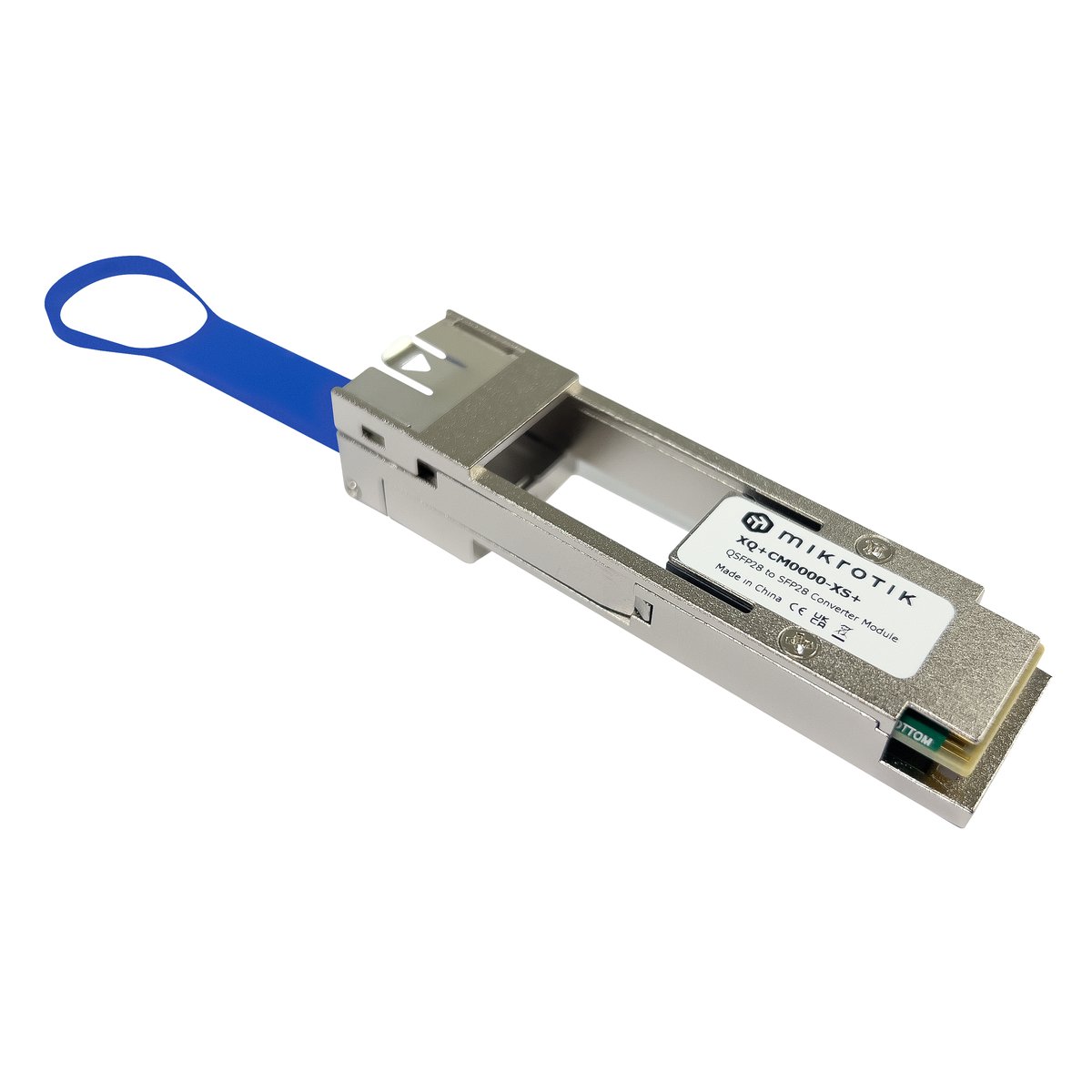 Mikrotik XQ+CM0000-XS+ QSFP28 - SFP28 -muunnin (kuva varten) Mikrotik XQ+CM0000-XS+ QSFP28 - SFP28 -muunnin