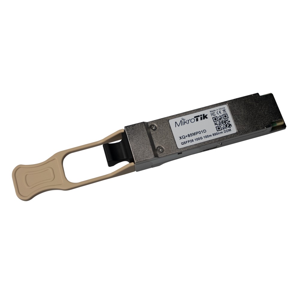 (image for) MikroTik QSFP28 Module XQ+85MP01D, 100Gb/s, 850nm, 100m, multimode