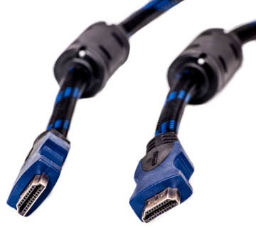 (kuva varten) HDMI-kaapeli - HDMI, 10 m, 1.4-versio, nailon, kullattu