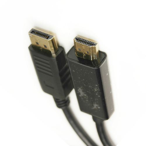 (kuva varten) DisplayPort-HDMI-kaapeli, 4Kx2K, 1.8m, versio 1.4 (yksipuolinen)