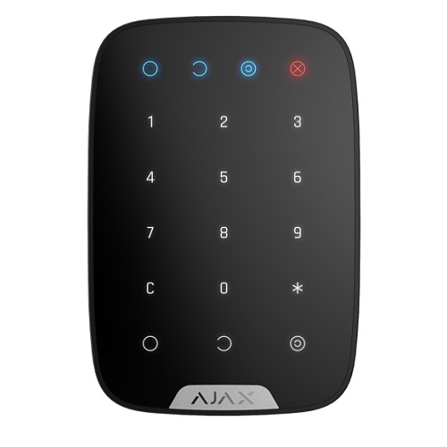 AJAX KeyPad Plus Wireless Touch Keyboard (black) (image for) AJAX KeyPad Plus Wireless Touch Keyboard (black)