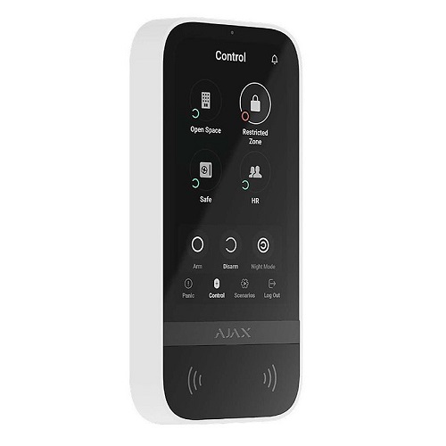 Ajax Wireless keypad with touch screen (White) (kuva varten) Ajax Wireless keypad with touch screen (White)