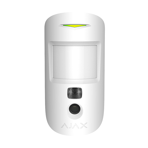 (kuva varten) Ajax Motion detector with a photo camera MotionCam (white)