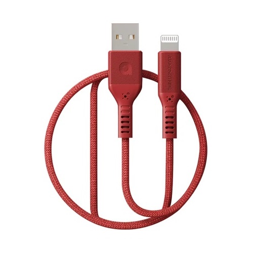 (kuva varten) Premium MFi-sertifioitu USB - Lightning -kaapeli (punainen, 1.2m) Astro Pro Titan