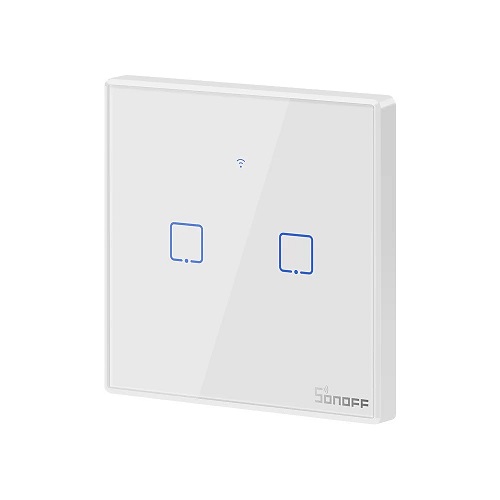 SONOFF TX Smart Light Touch Switch T2EU2C, Wi-Fi, RF (image for) SONOFF TX Smart Light Touch Switch T2EU2C, Wi-Fi, RF