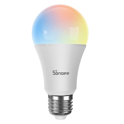 (kuva varten) SONOFF Wi-Fi älylamppu E27 (2700-6500K, 9W RGBCW)