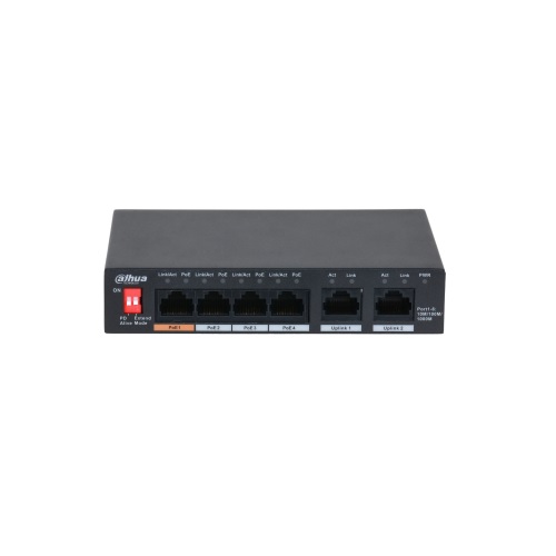 (kuva varten) PoE-kytkin, kaikki gigabitin portit PFS3006-4GT-60