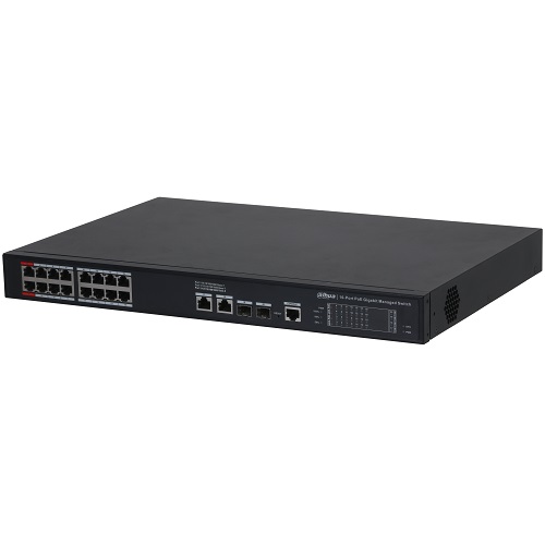 PoE-kytkin 1000Mbps 16+2G uplink S4220-16GT-190 (kuva varten) PoE-kytkin 1000Mbps 16+2G uplink S4220-16GT-190