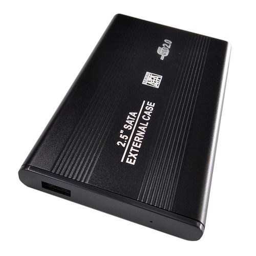 2,5" kiintolevykotelo USB 2.0, 6,5 cm (kuva varten) 2,5" kiintolevykotelo USB 2.0, 6,5 cm