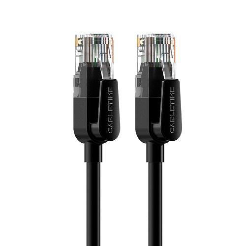 (kuva varten) Cat6 UTP -verkkokaapeli, 15 m, musta
