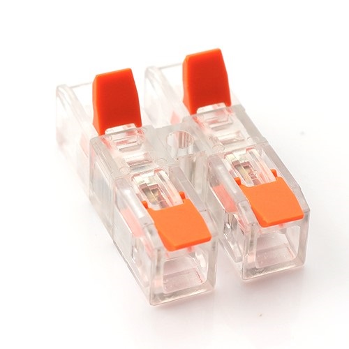 (kuva varten) Liitosliitin, läpiliitos vivulla, 2-2, 0.2–4.0mm², 32A, 450V, 20kpl