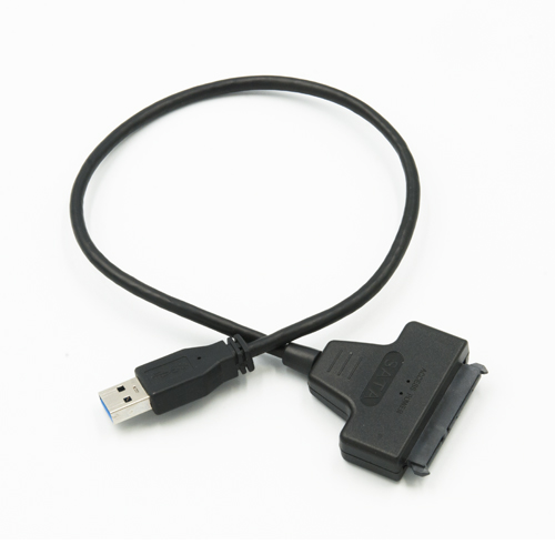 SATA–USB 3.0 kovalevykaapeli (kuva varten) SATA–USB 3.0 kovalevykaapeli