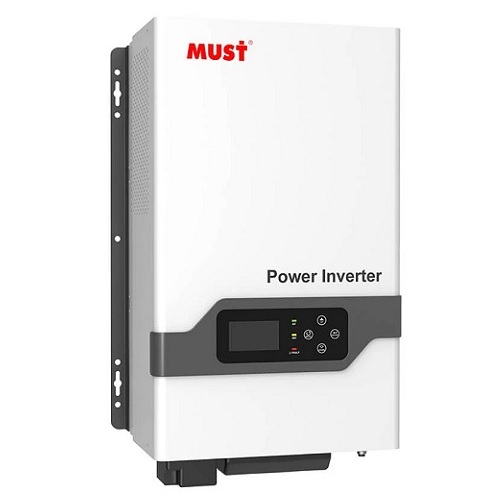 Inverteri MUST 2kW, 1-vaihe, DC12V, PUHDAS SINIAALTO (kuva varten) Inverteri MUST 2kW, 1-vaihe, DC12V, PUHDAS SINIAALTO