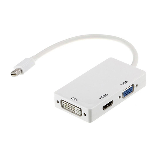 Adapter mini DisplayPort į HDMI, DVI, VGA (image for) Adapter mini DisplayPort į HDMI, DVI, VGA