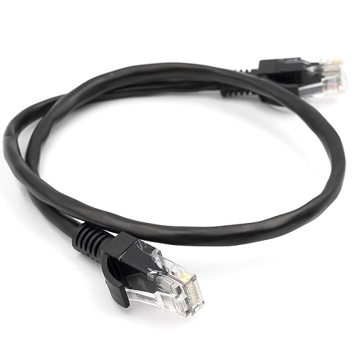 (image for) Cable Cat5E UTP, 0.5m, black