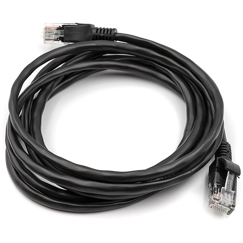 (kuva varten) Cat5E UTP -kaapeli, 2 m, musta