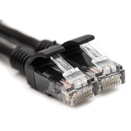 (kuva varten) Cat5E UTP -kaapeli, 35m, musta