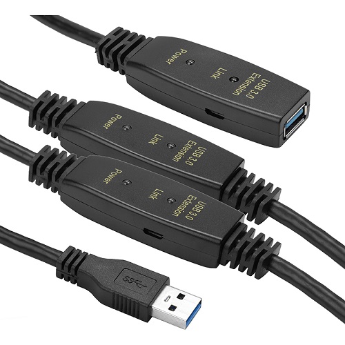 (kuva varten) USB 3.0 jatkokaapeli AF – AM, 20m
