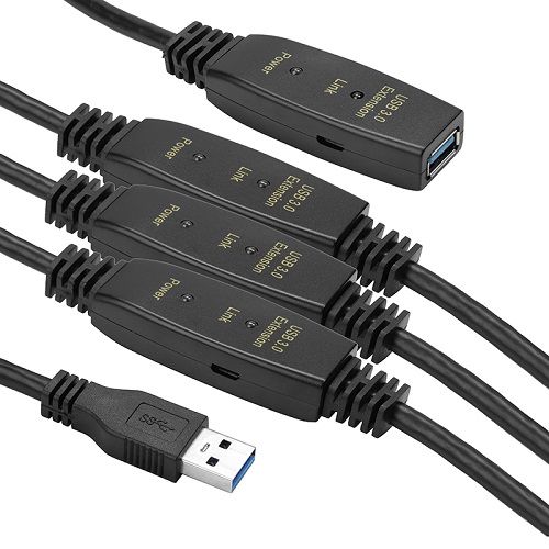 (kuva varten) USB 3.0 -jatkojohto AF – AM, 30m