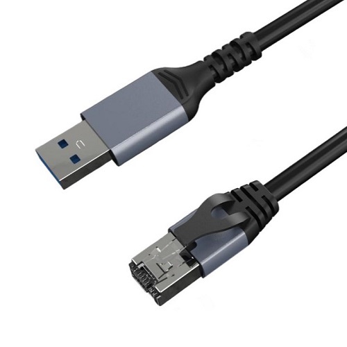 (kuva varten) Adapterikaapeli CAT6 UTP, USB 3.0 Type-A - RJ45, 3 m