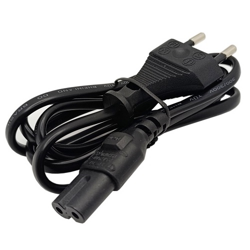 (kuva varten) Universaali AC-virtajohto, Europlug - C7, 1.2m