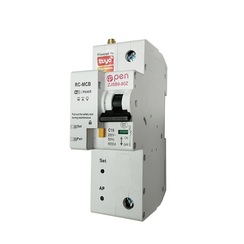 (kuva varten) TUYA Smart 1-Pole Circuit Breaker Wi-Fi, RS485, 16A