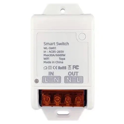 (kuva varten) TUYA Smart Switch, Wi-Fi, 30A, AC 100-240V, 6600W