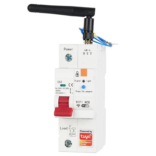 (kuva varten) TUYA Smart Circuit Breaker, 1P, Wi-Fi, RS485, 63A