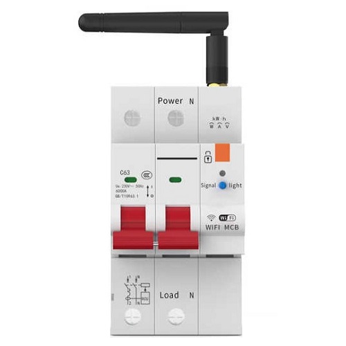 (kuva varten) TUYA Smart Circuit Breaker, 1P+N, Wi-Fi, RS485, 63A