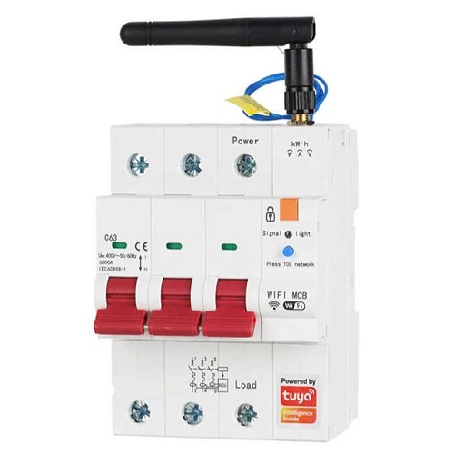 (kuva varten) TUYA Smart Circuit Breaker, 3P, Wi-Fi, RS485, 63A